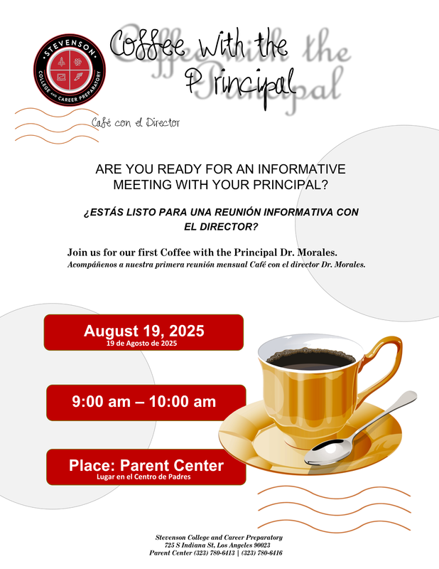 Coffee with the Principal