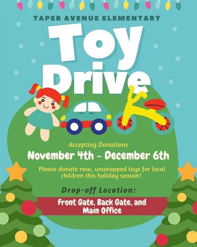 Toy Drive Reminder Flyer
