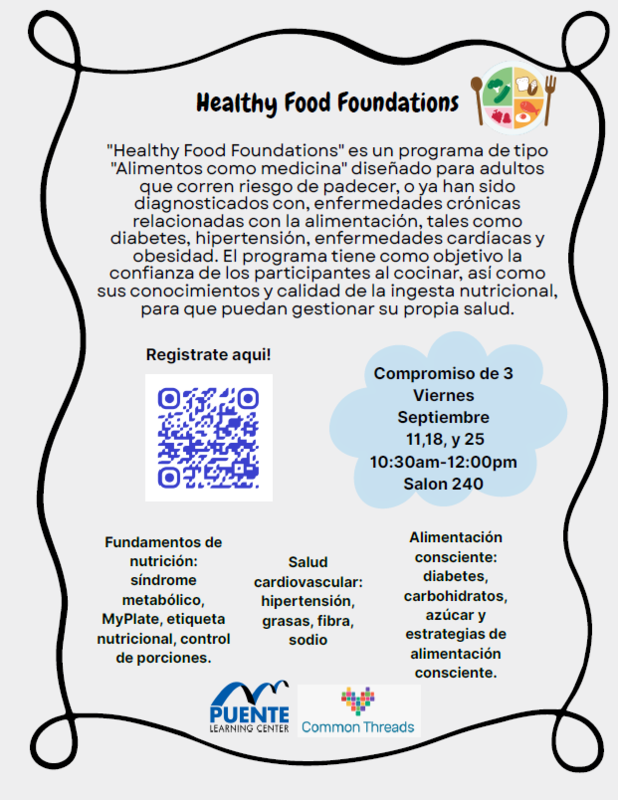 Healthy Food foundations Spanish