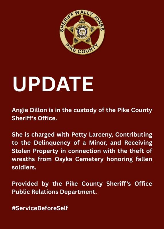 Pike County Sheriff’s Office Update