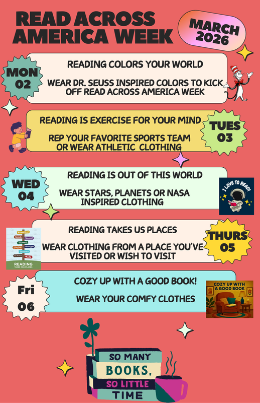 Read Across America, scheduled for March 2–March 6 Featured Photo