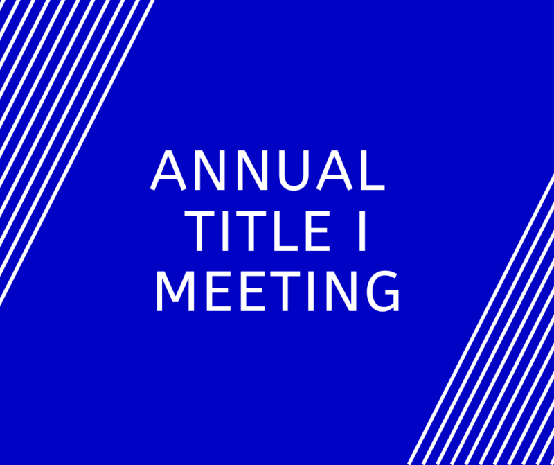 Annual Title I Meeting Featured Photo