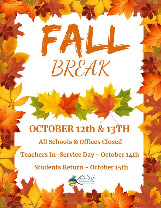 Fall Break Details