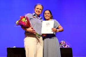 Melissa Howell and Mary Meffert at Founders Day 2026