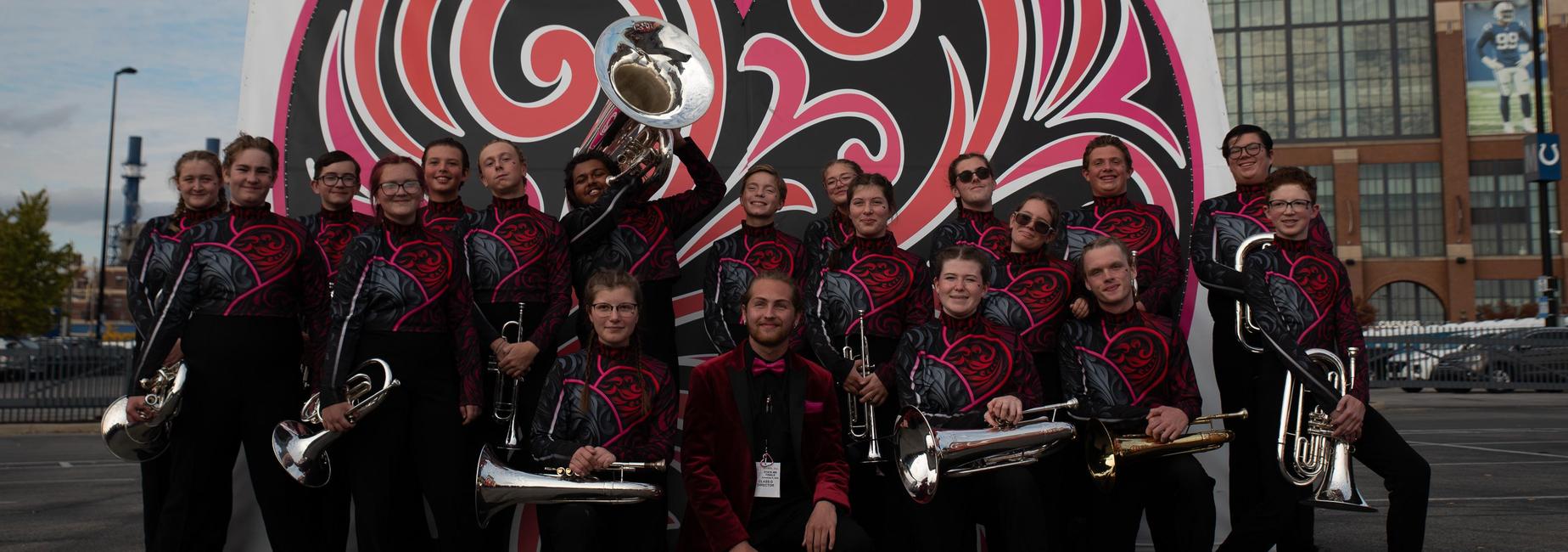 in front of lucas oil