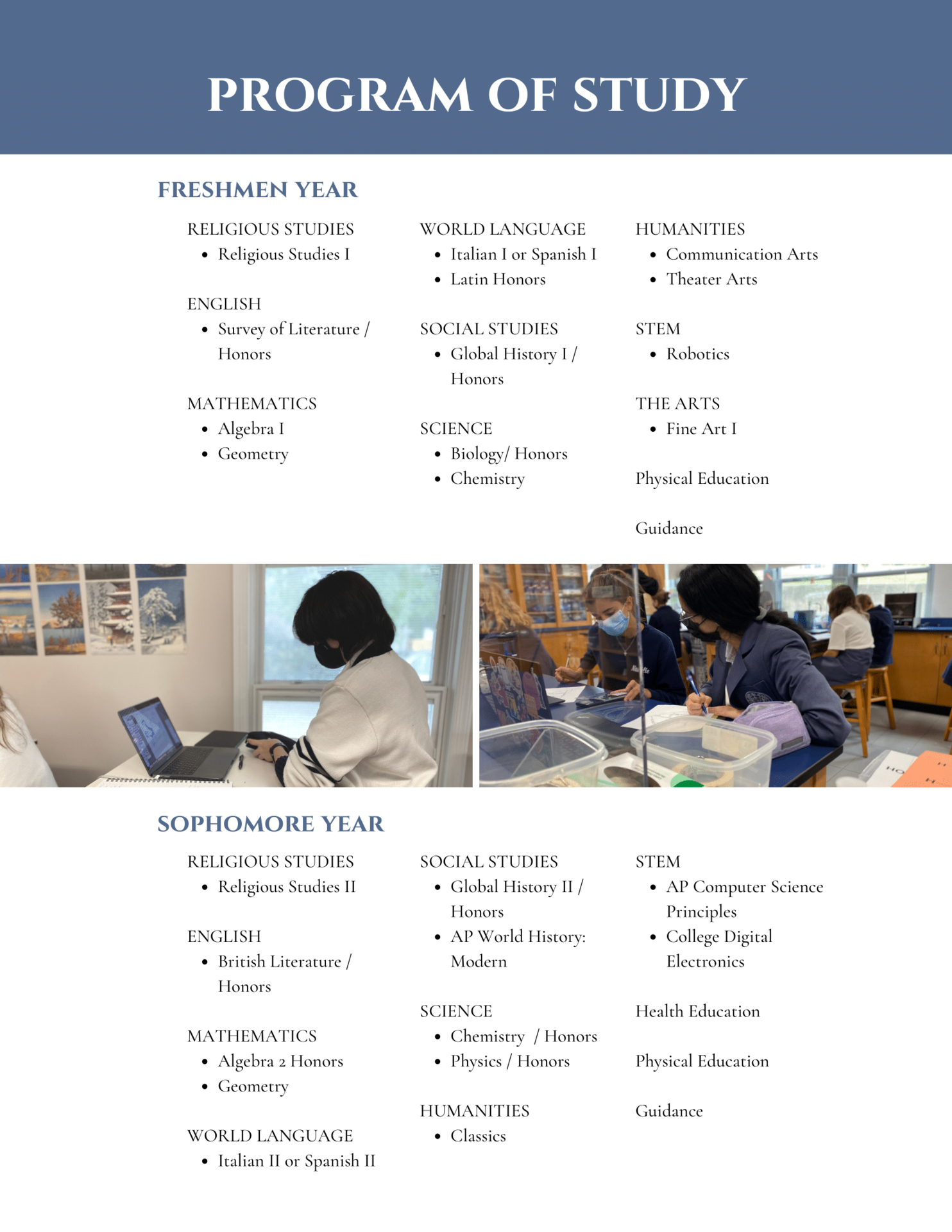Program of Study
