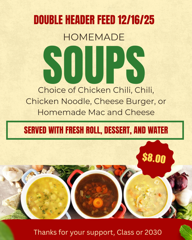 8th Grade Double Header Feeder