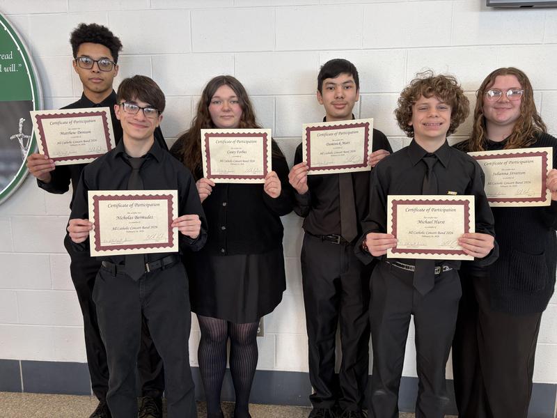 Congrats to Our All-Catholic Band Members! Featured Photo