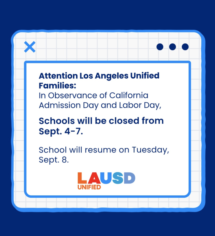 Four-Day Weekend - No School