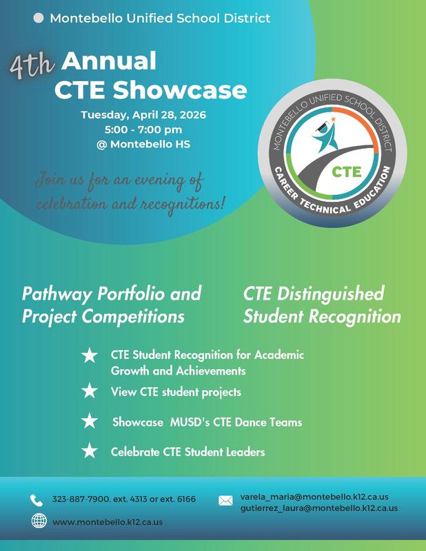 4th Annual CTE Showcase Flyer 2026