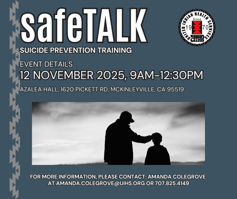 Suicide Prevention Training - November 12