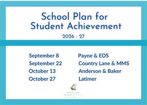 School Plan for Student Achievement