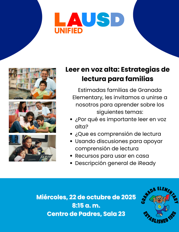 Flyer in Spanish