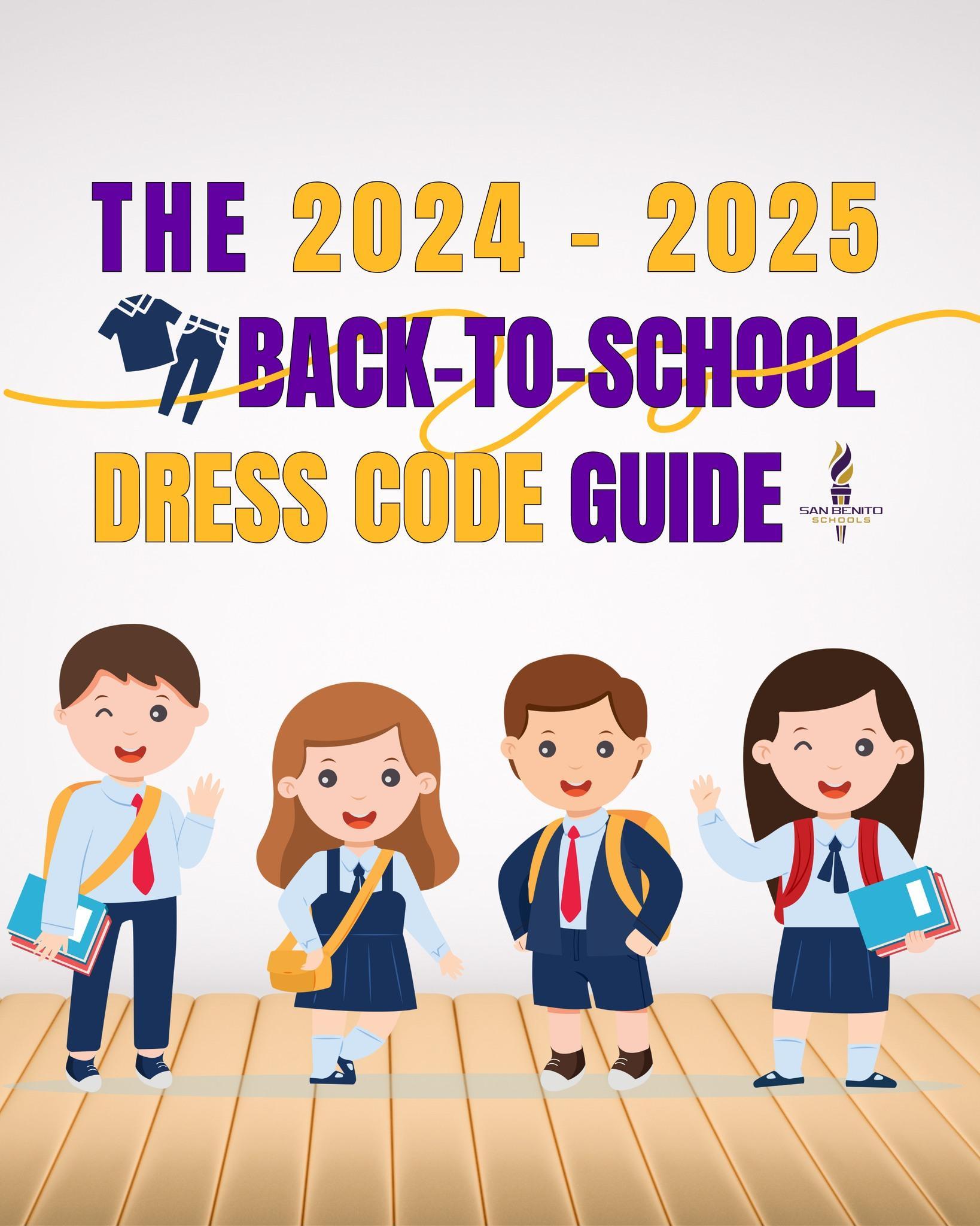 Back-To-School- Dress Code Guide | San Benito Consolidated