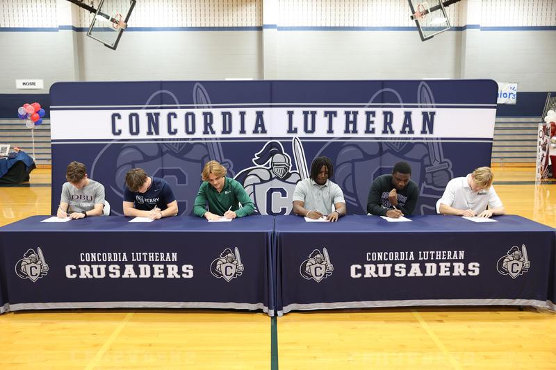 Six Concordia Senior Athletes Sign NLIs on Winter National Signing Day