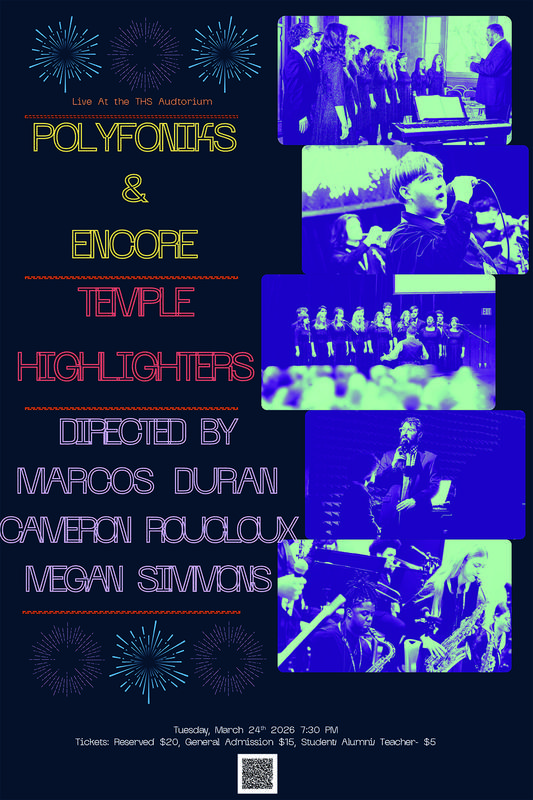 "Live at THS Auditorium" flyer