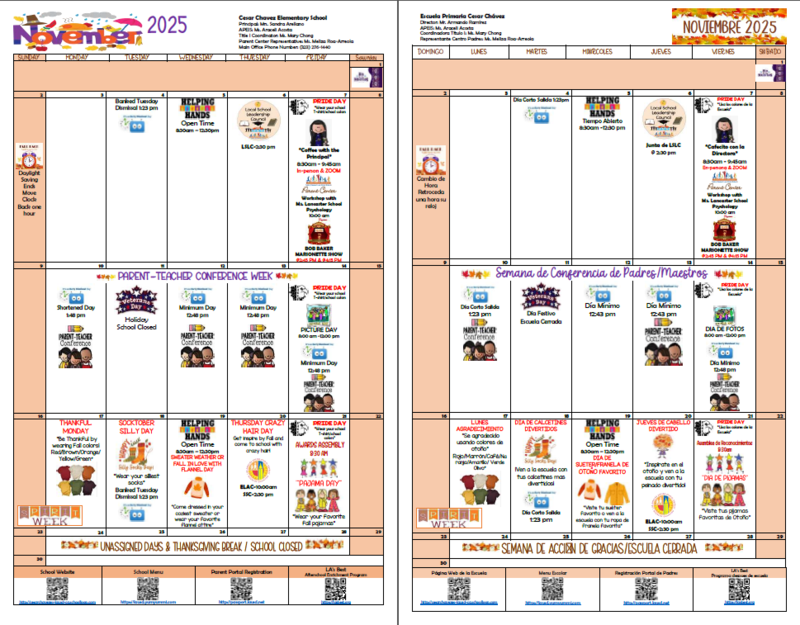 nov calendar clip art