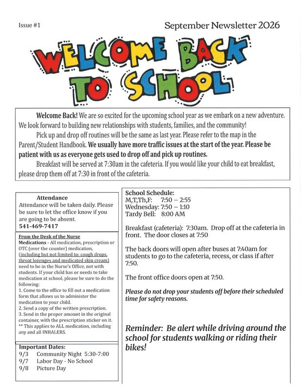 September Newsletter 2026