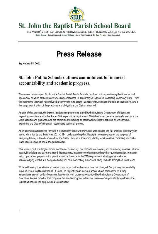 Press Release 9.18.26