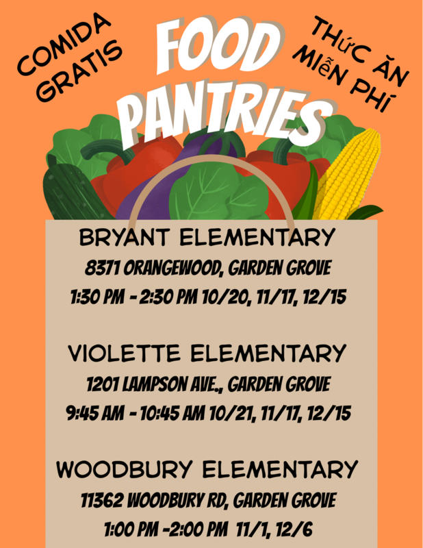 GGUSD Food Pantries