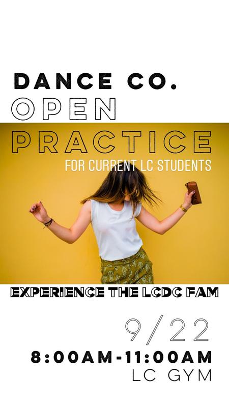 LC Dance Company Open Practice Featured Photo