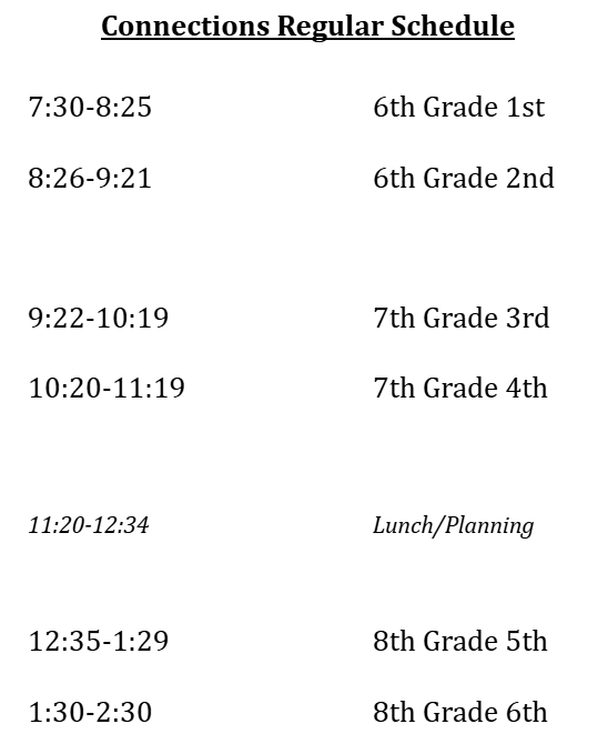 Schedule