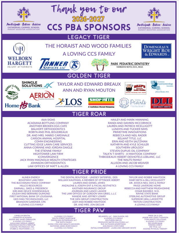 THANK YOU TO OUR 2026-2027 ANNUAL PBA SPONSORS Featured Photo