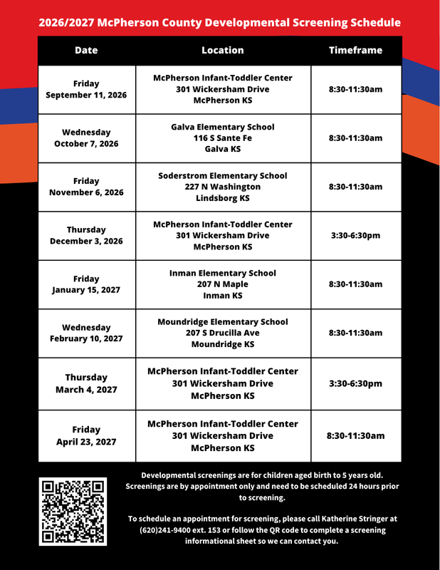 26/27 Developmental Screening Flyer