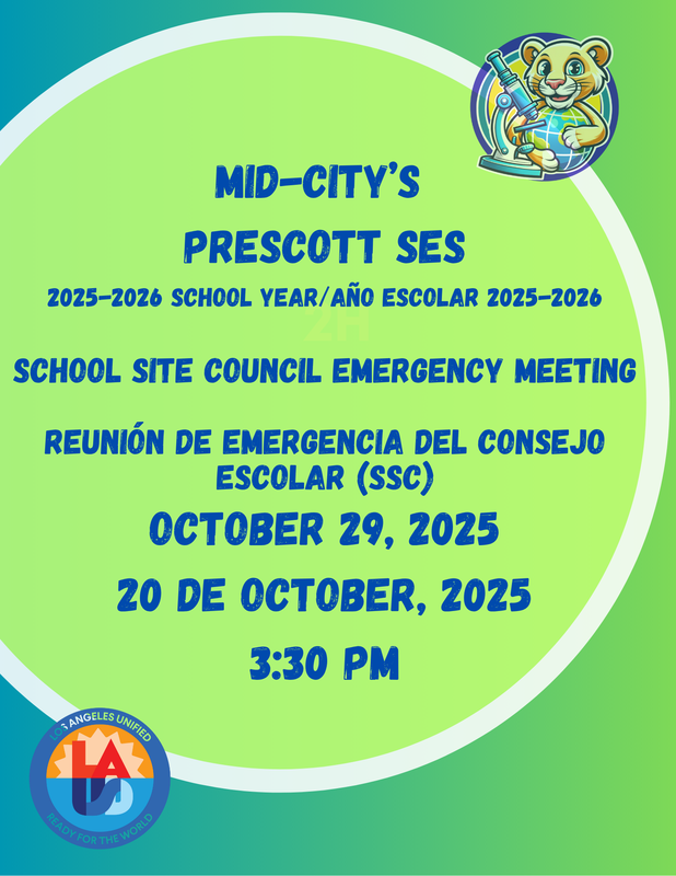 SSC Emergency meeting OCTOBER 29 @ 3:30PM