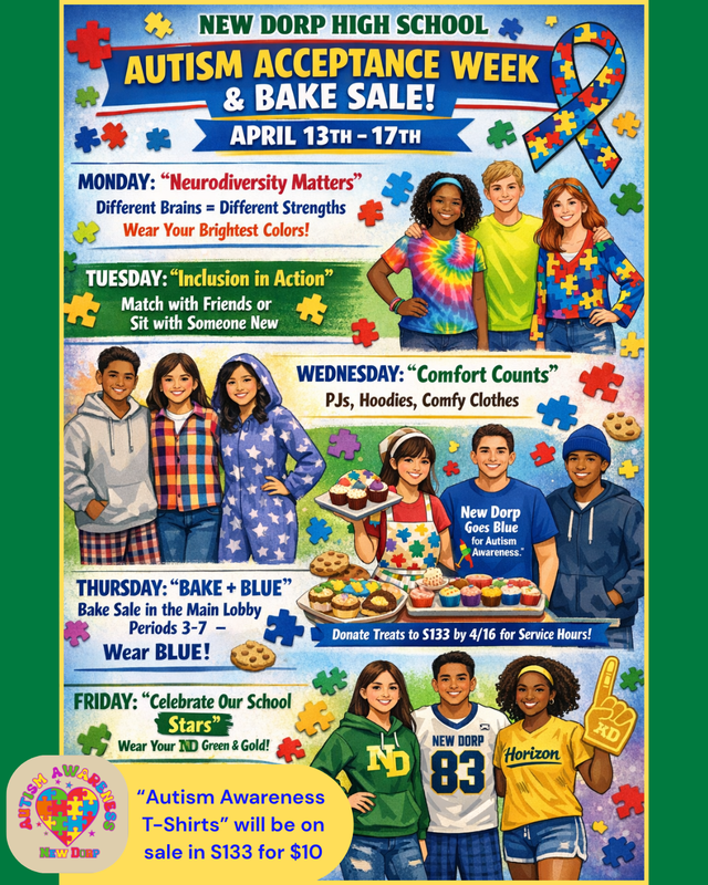 Autism Acceptance Week Graphic