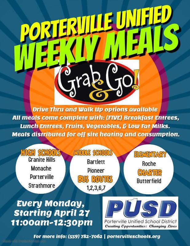 Meals at No Cost service