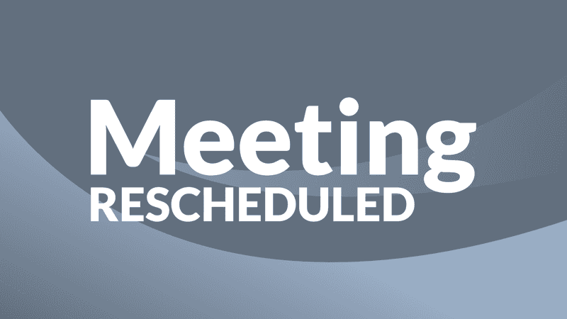 rescheduled meeting image