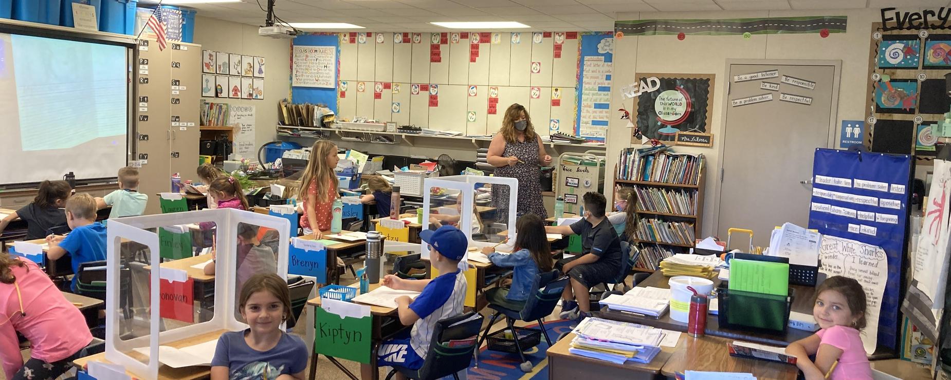 Covid LaRossa's 1st grade class