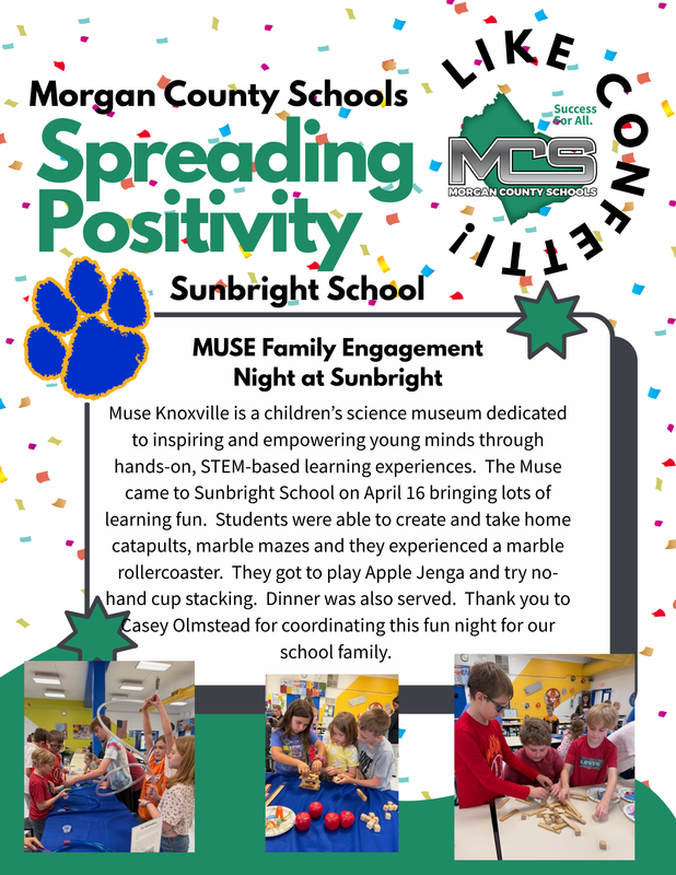 MCS Positivity Spotlight- Sunbright School