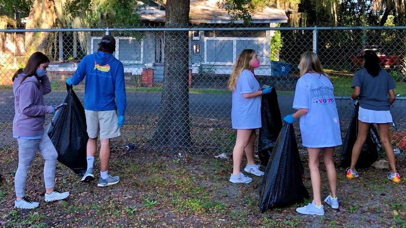 Civic Engagement Society Volunteered To Clean Campus Featured Photo
