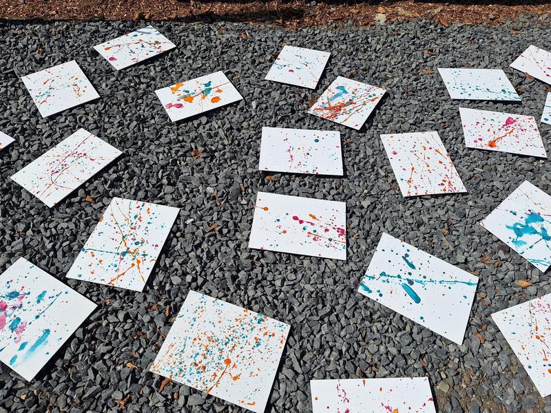 PreK Become Action Painters