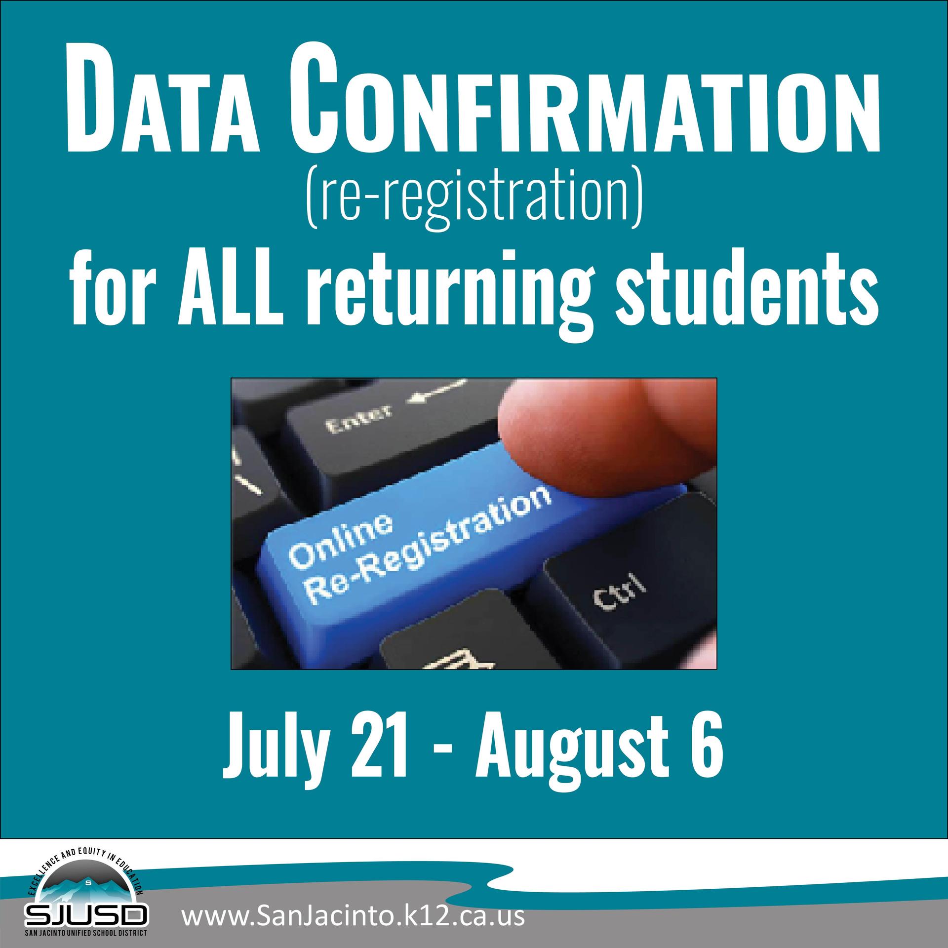Data Confirmation Graphic