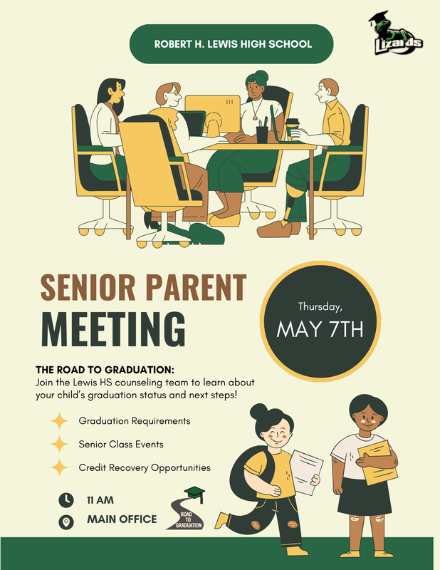 Senior Parent Meeting Flyer
