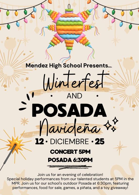 Flyer for Winterfest and Posada