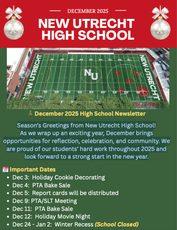 NUHS December 2025 Newsletter