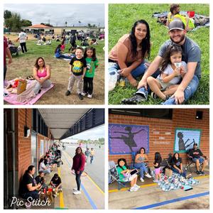 Collage of Images of families