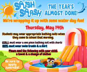 Water Day- May 14th