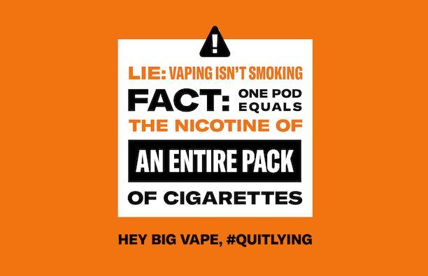Tell Big Vape to #quitlying Featured Photo