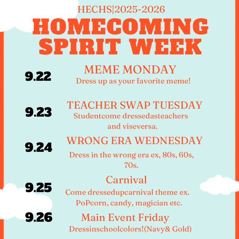HOCO Spirit Week