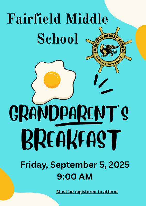 Grandparent's Breakfast - Friday Sept. 5th at 9:00 am
