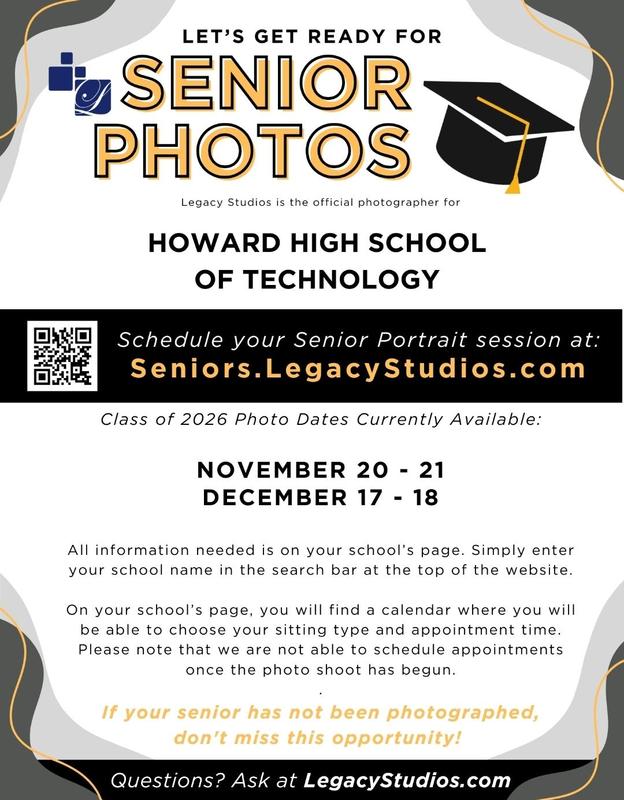 Senior Portrait Graphic with dates