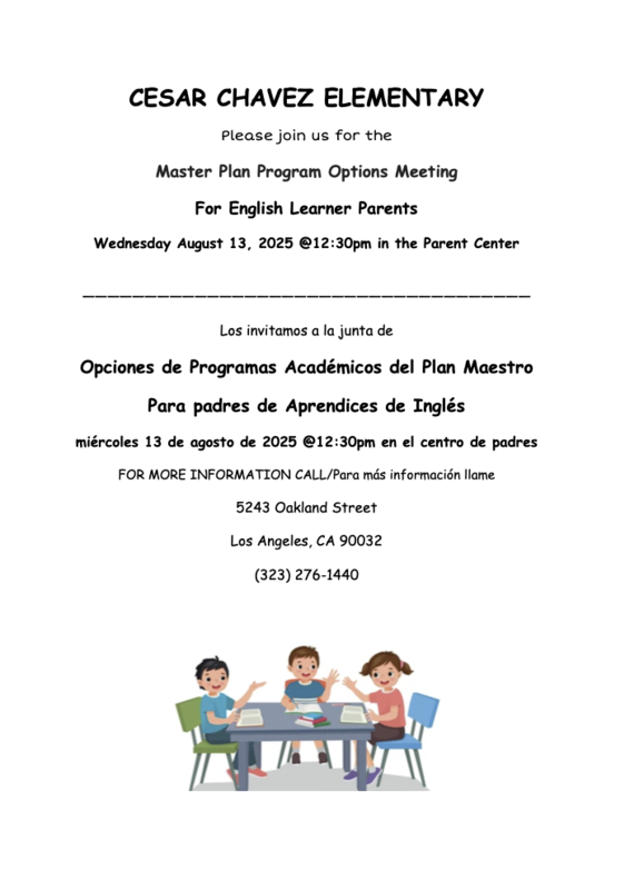 Master Plan Options Meeting