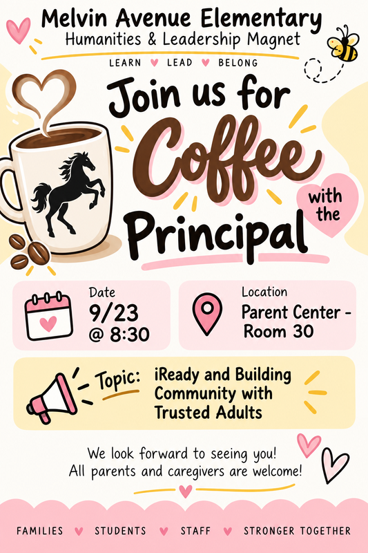 Coffee with the Principal September