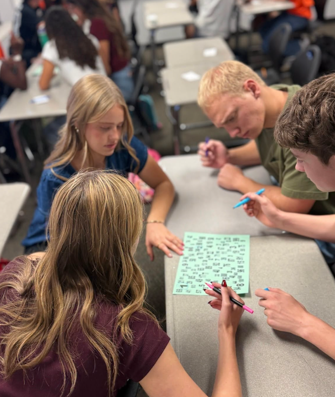 photos of kids working on math