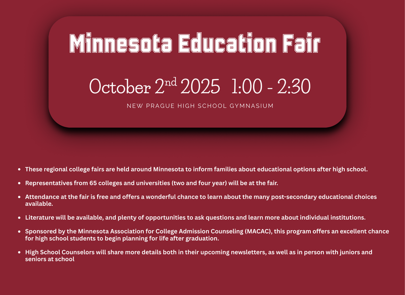 Minnesota Education Fair-Thursday October 2nd